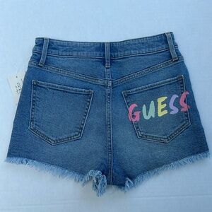 New GUESS High Rise Denim Short SZ 26